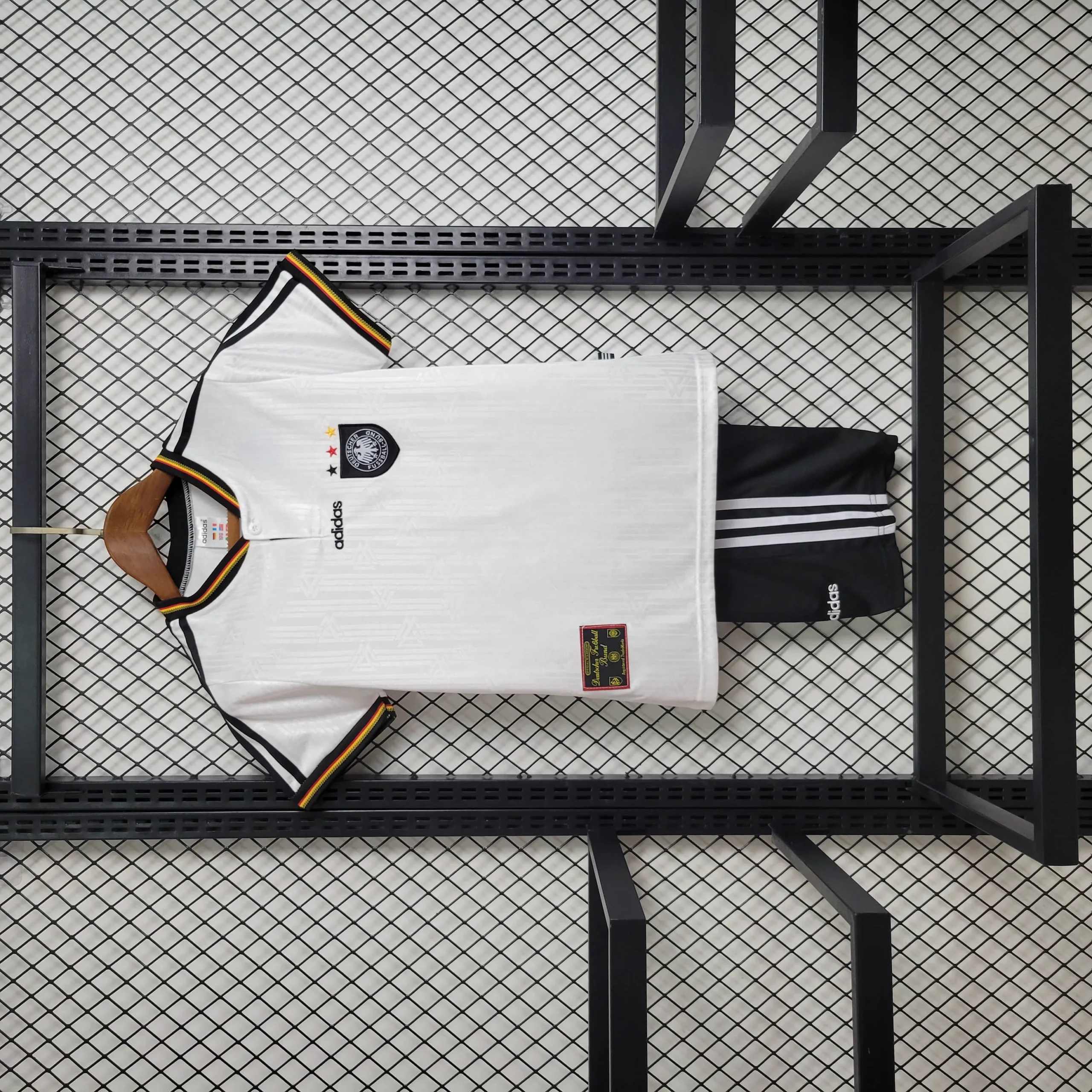 1996 Retro Germany Home Football Shirt Kids Size 1:1 Thai Quality