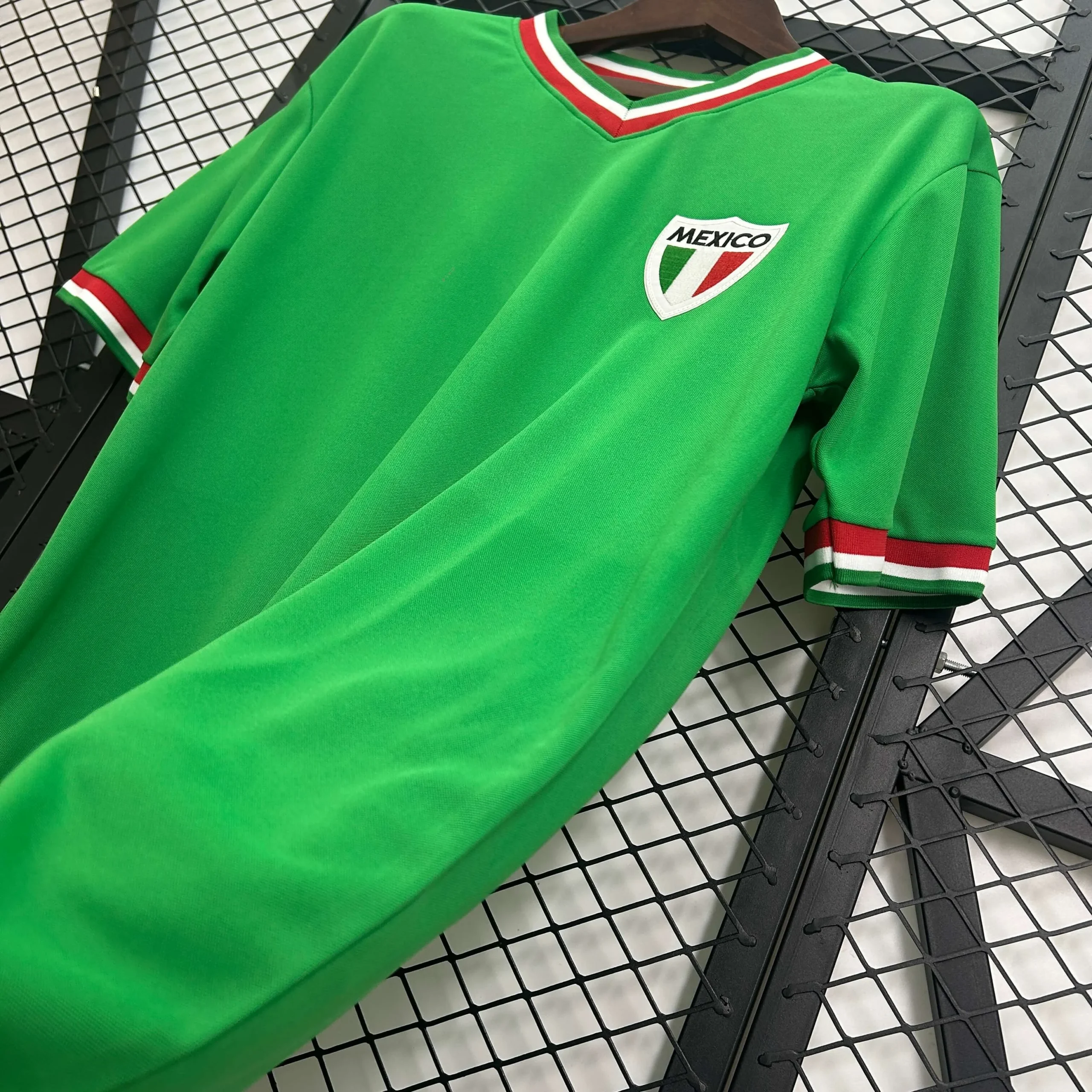 1970 Retro Mexico Home Football Shirt - 图片 6