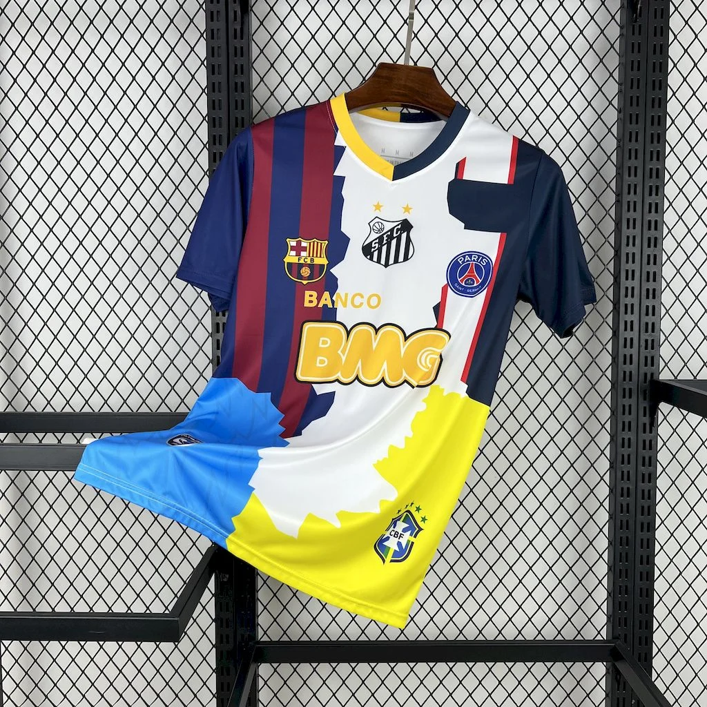 2025/2026 10#Neymar JR Barcelona/Psg/Santos/Brazil Football Shirt