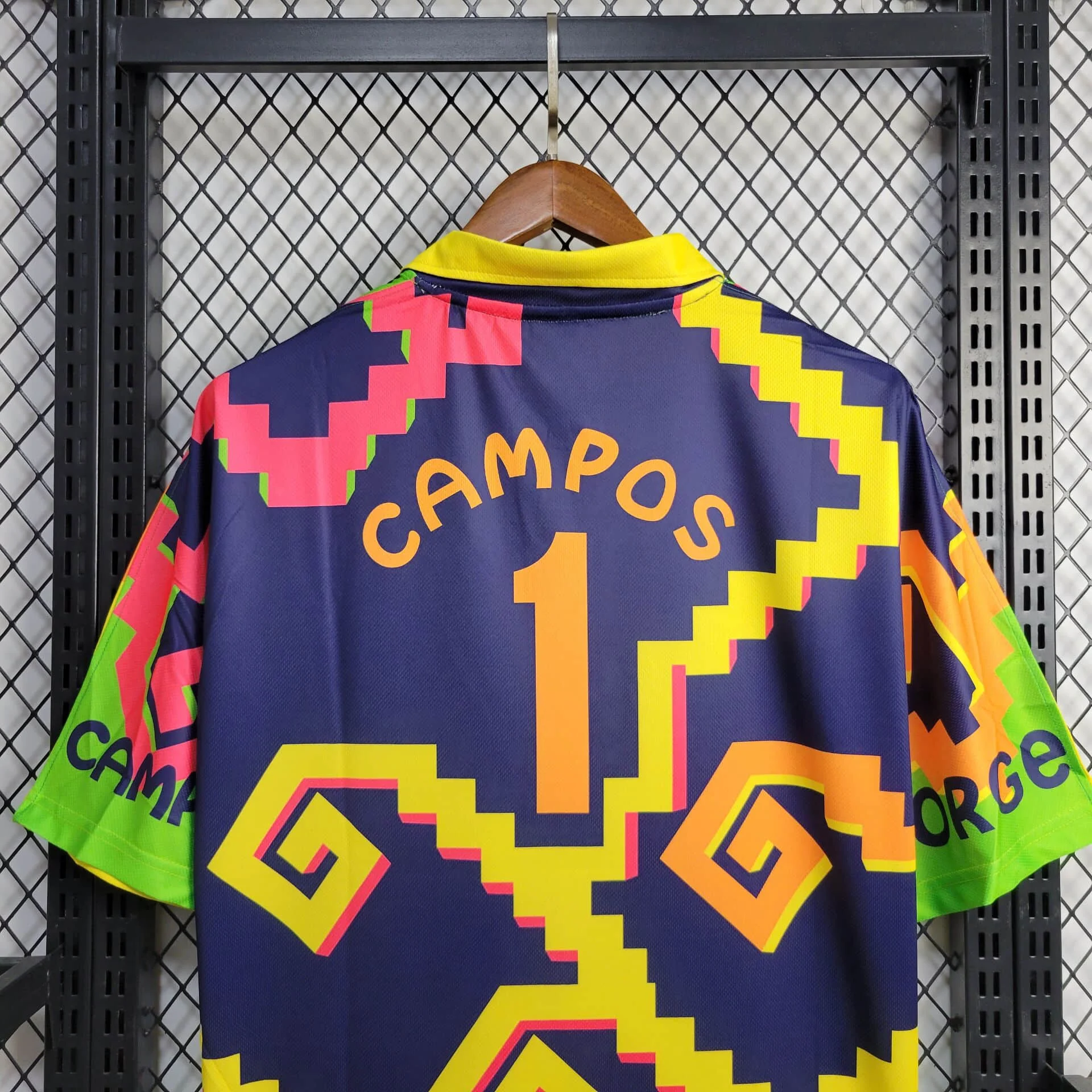 Retro Mexico Goalkeeper Football Shirt - 图片 6