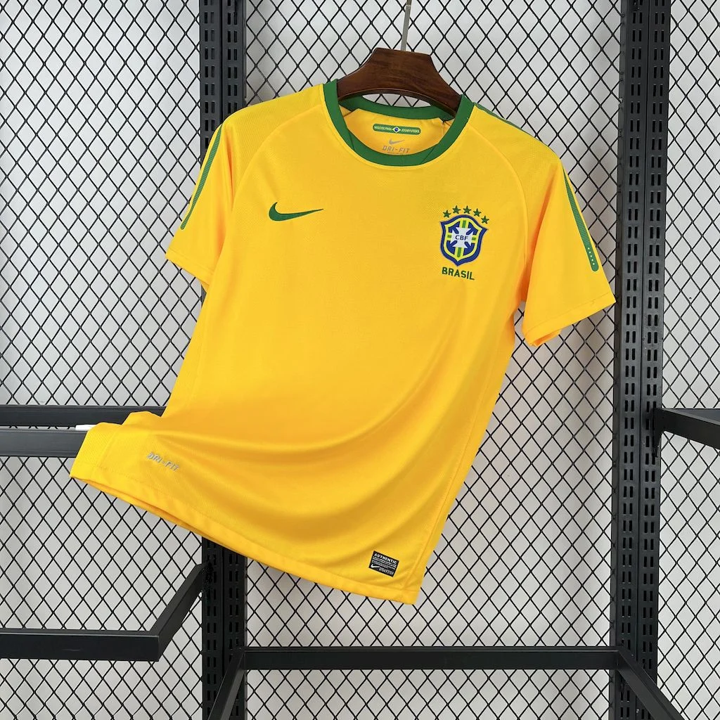 2010 Retro Brazil Home Football Shirt
