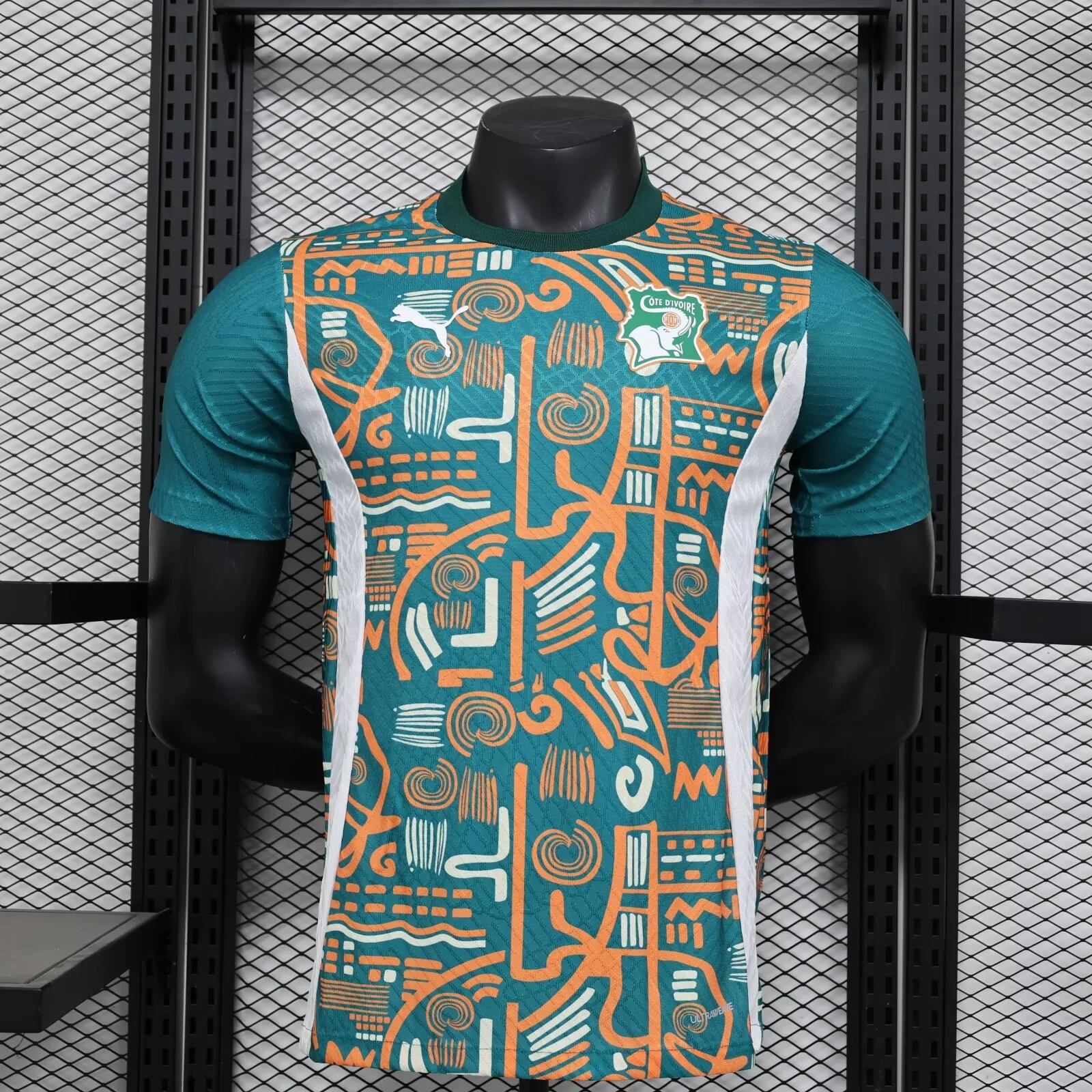 2024 Player Version Ivory Coast Pre-Match Football Shirt