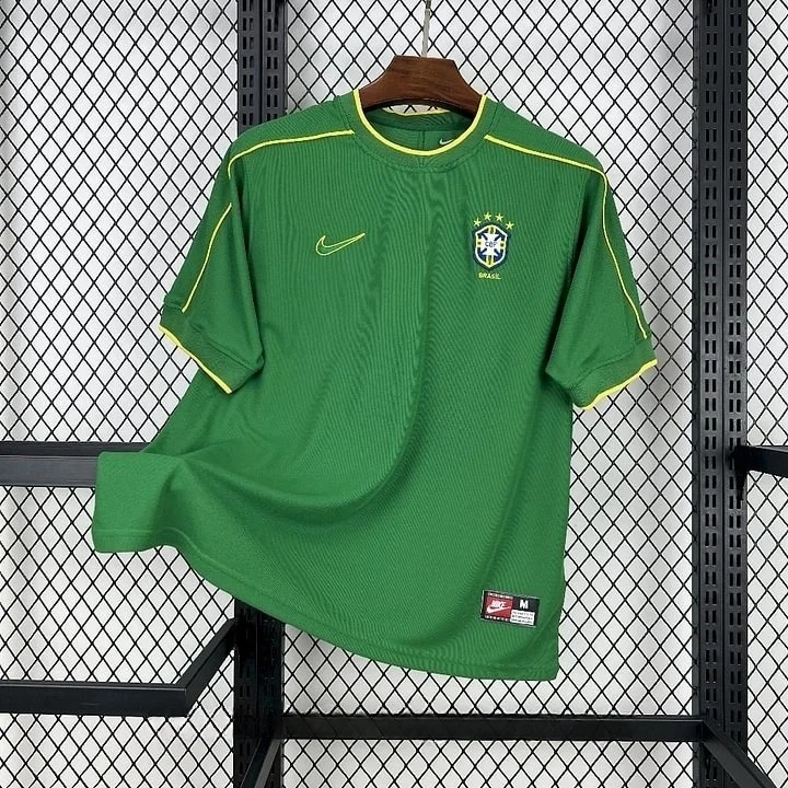 1998 Retro Brazil Goalkeeper Football Shirt