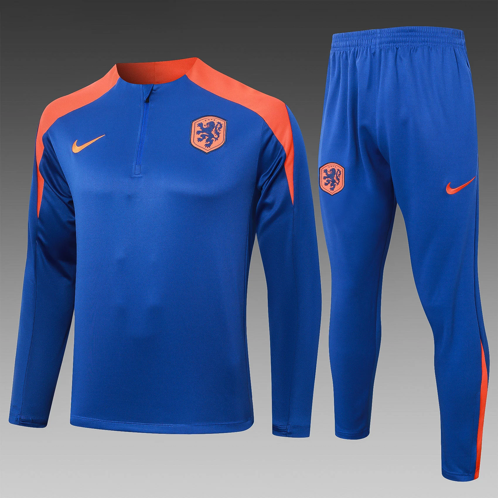 2024/2025 Netherlands Half-Pull Training Wear Football Shirt