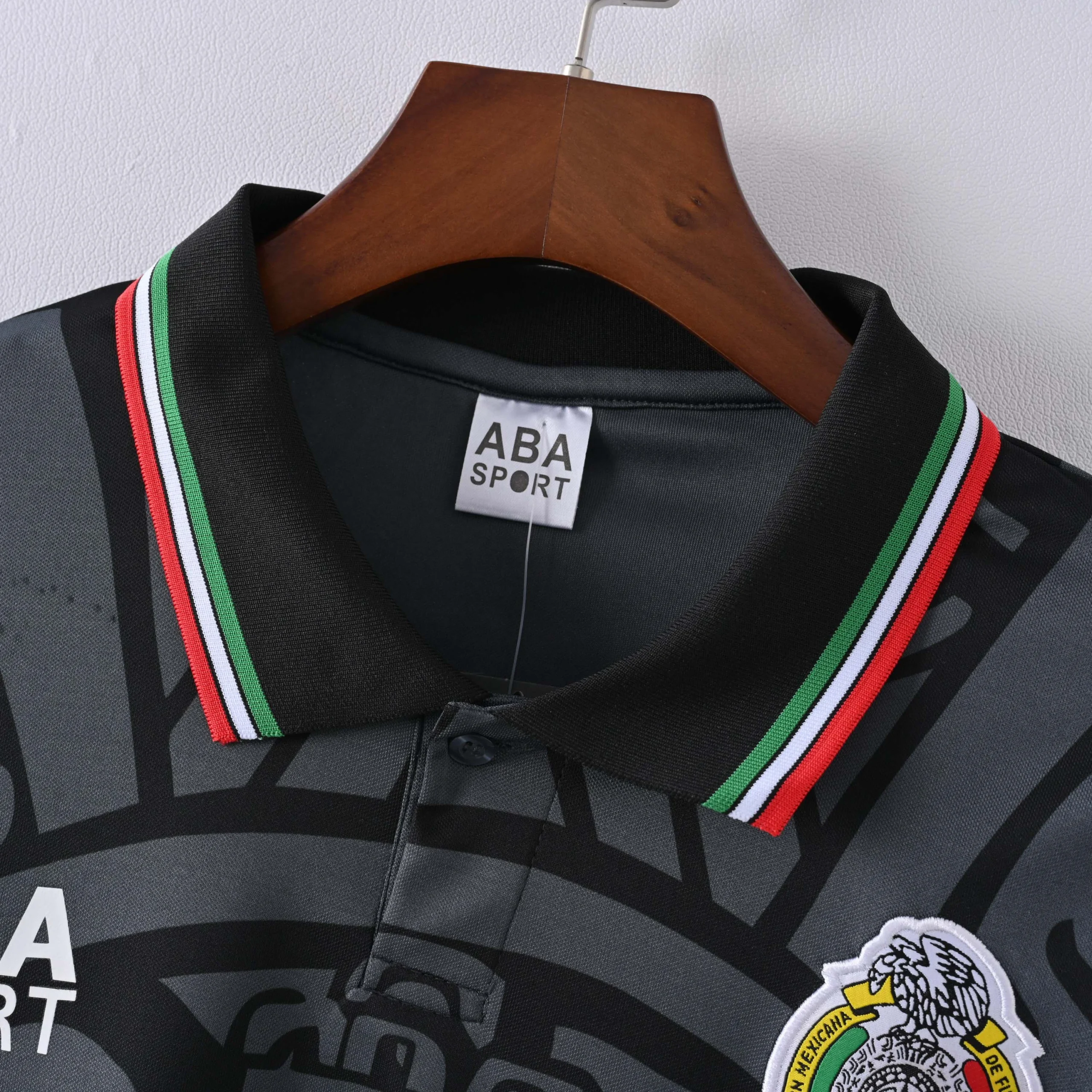 1998 Retro Long Sleeve Mexico Third Away Football Shirt - 图片 6