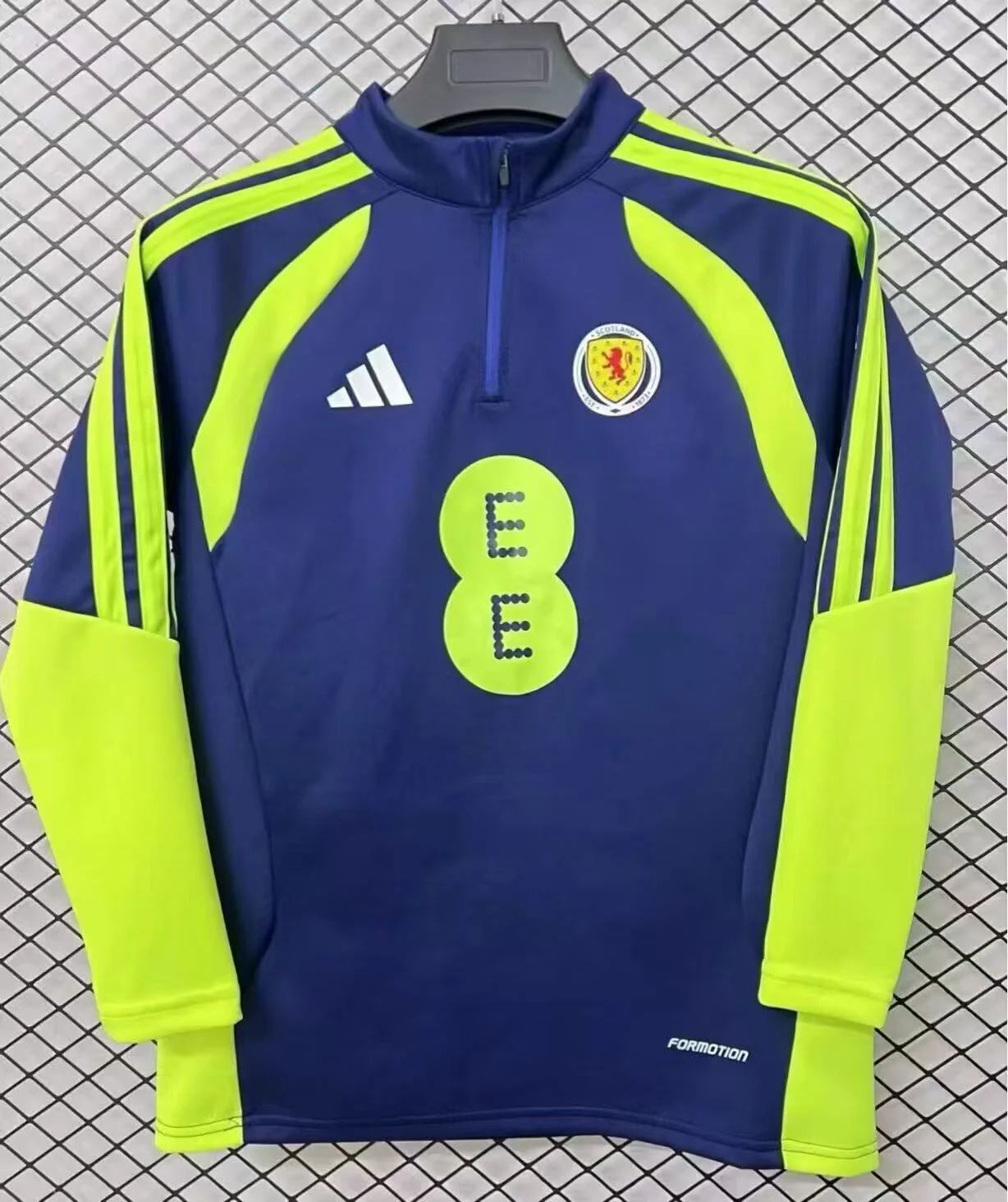 2025/2026 Scotland Half Zip Long sleeves Football Shirt