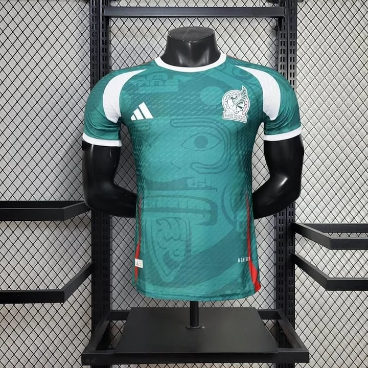 2025 Player Version Mexico Special Edition Green Football Shirt