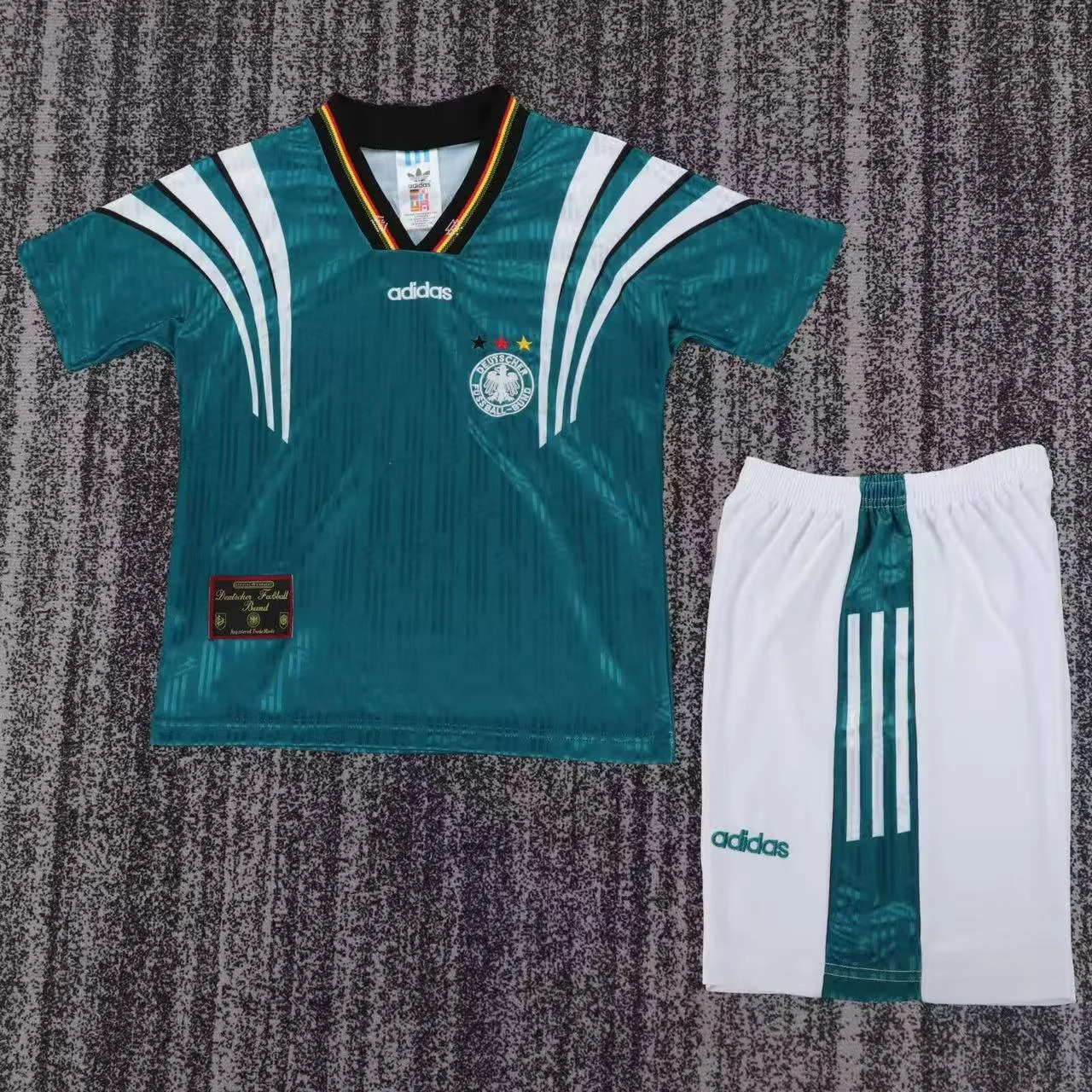1996 Germany Away Football Shirt Kids Size 1:1 Thai Quality