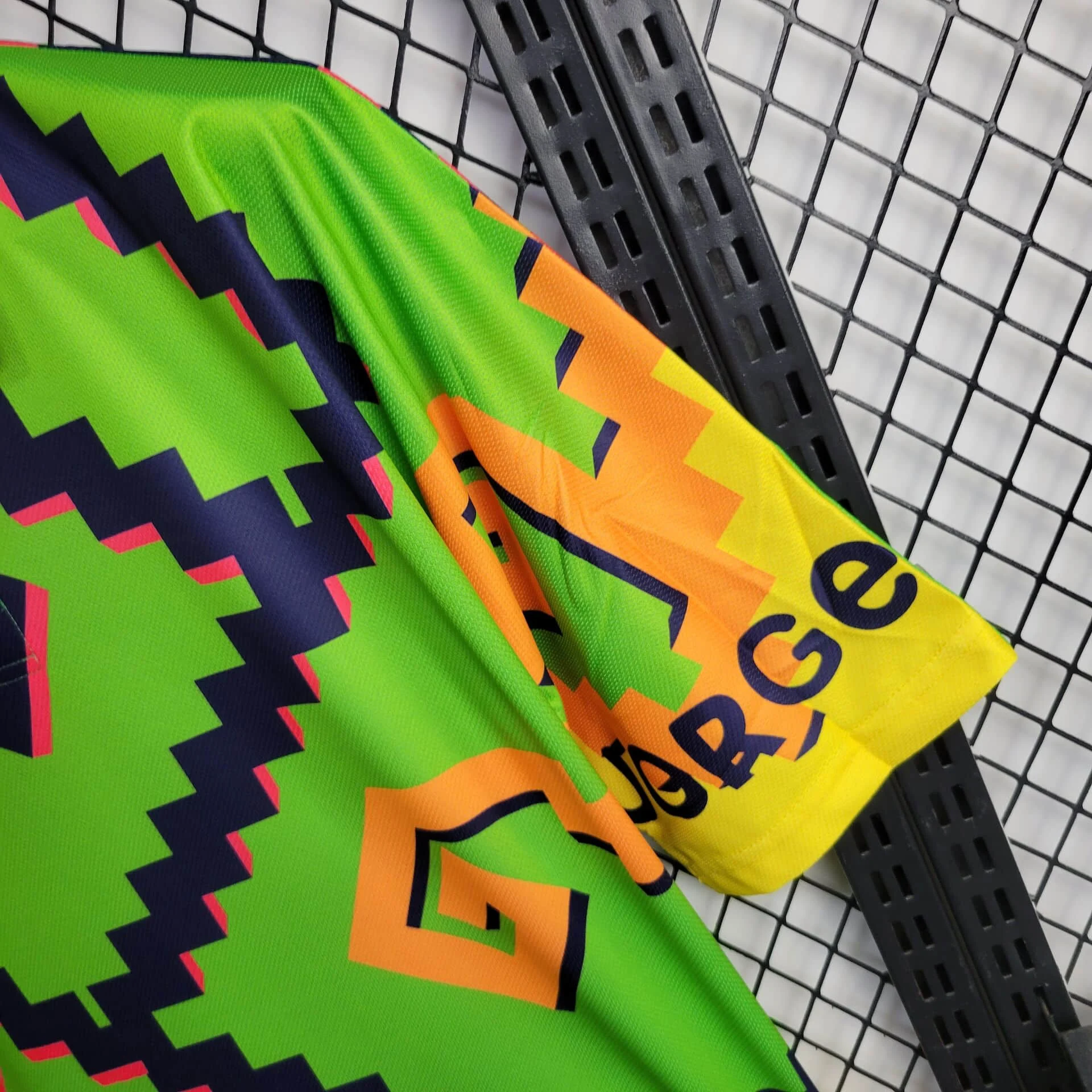 Retro Mexico Goalkeeper Football Shirt - 图片 5