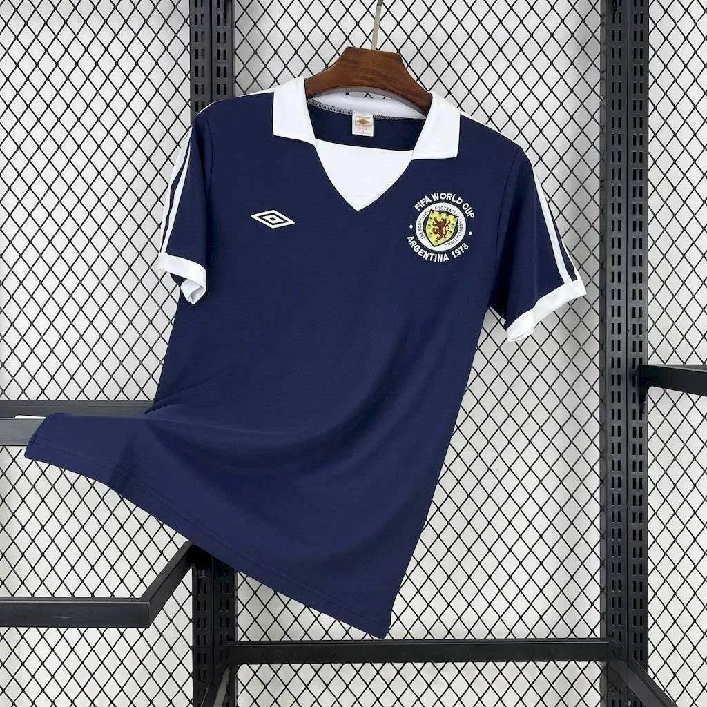 1978 Retro Scotland Home Football Shirt