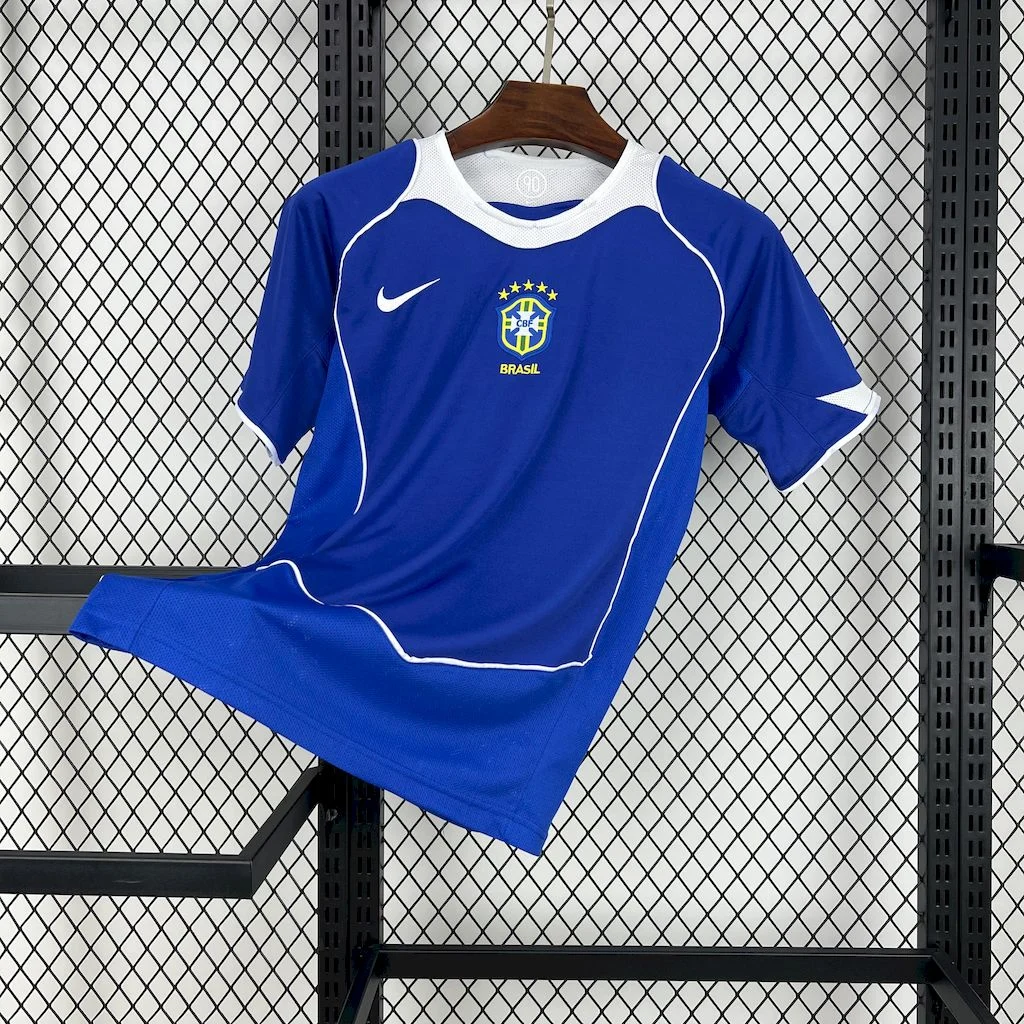 2004/2006 Retro Brazil Away Football Shirt