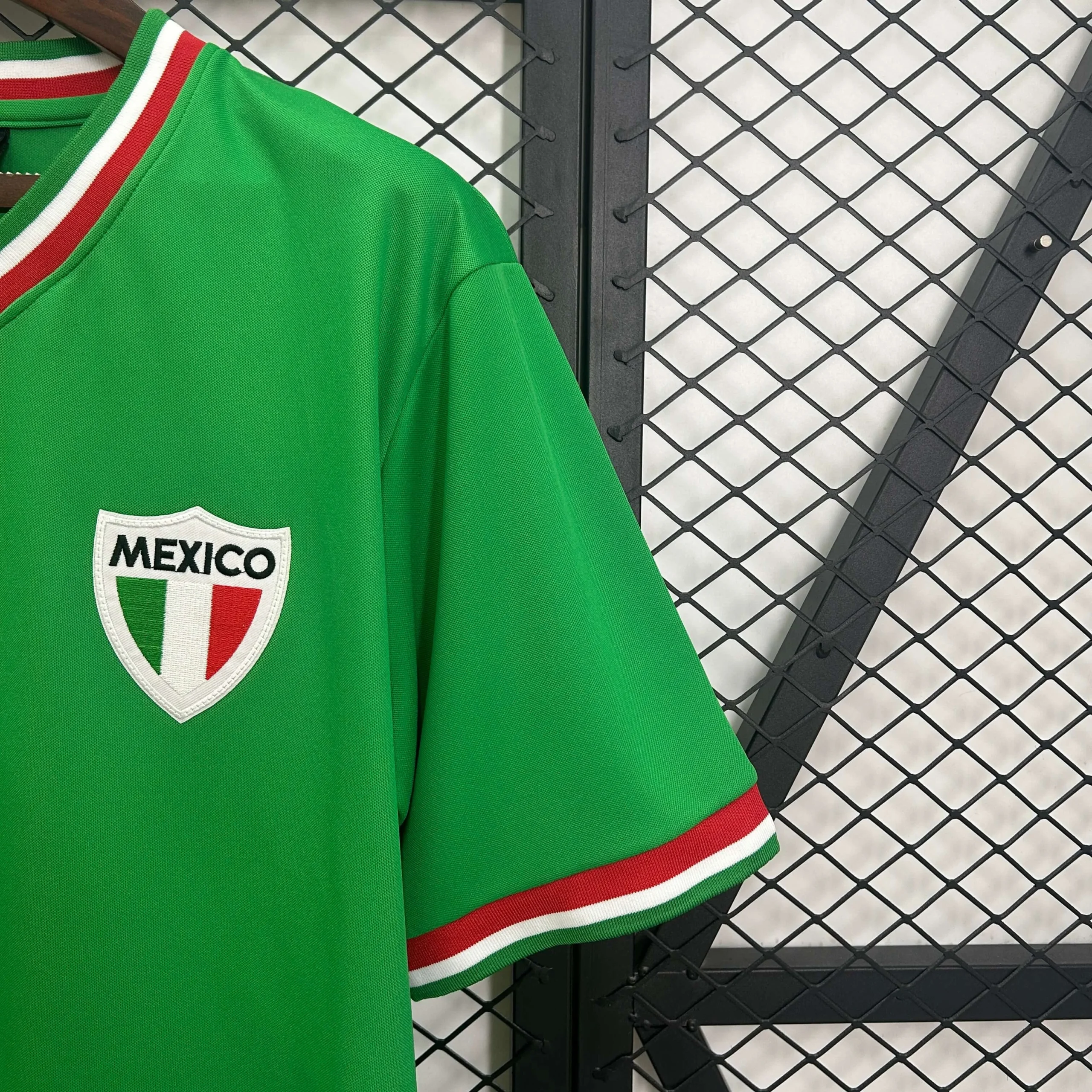1970 Retro Mexico Home Football Shirt - 图片 5