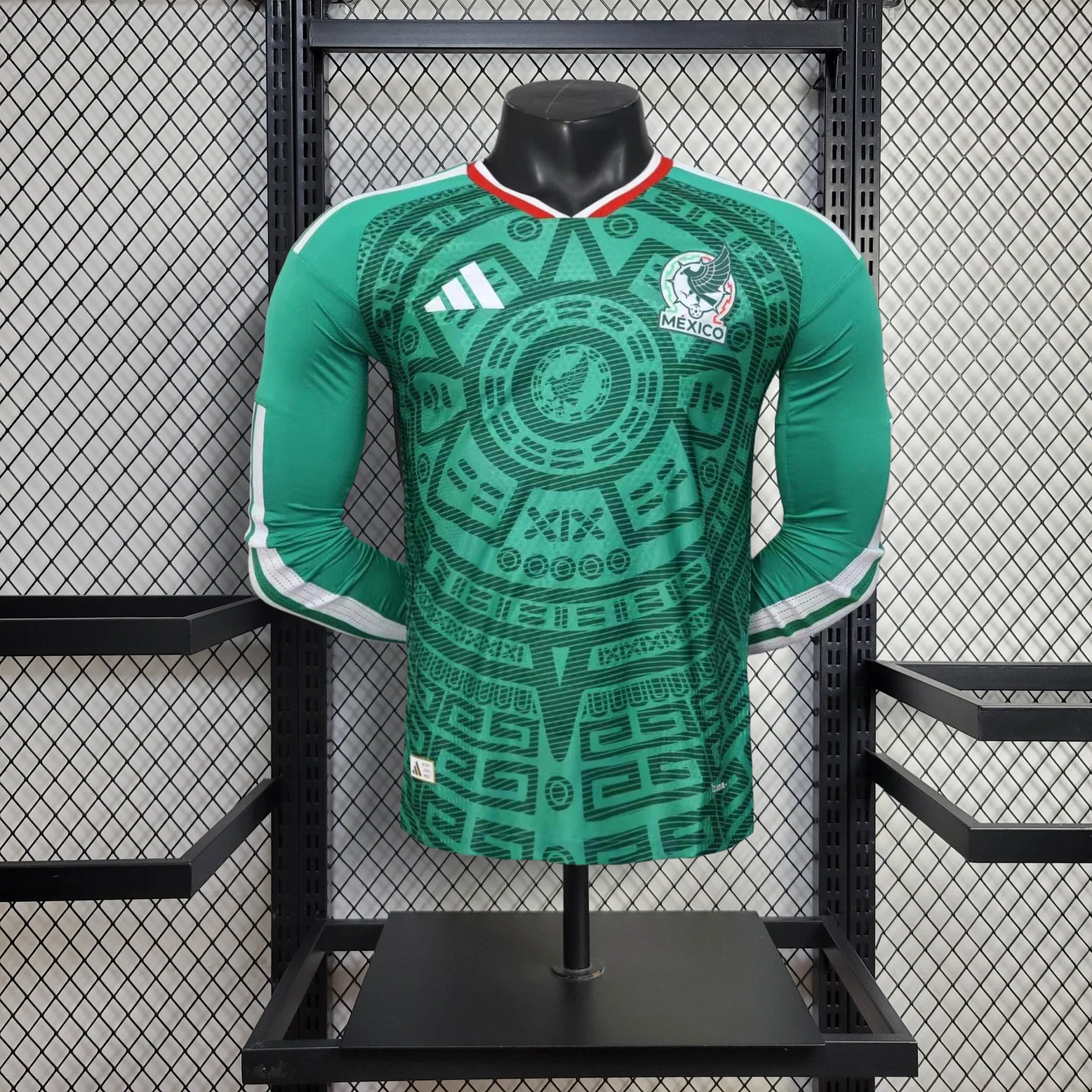 2026 Long Sleeve Player Version Mexico Home World Cup Football Shirt