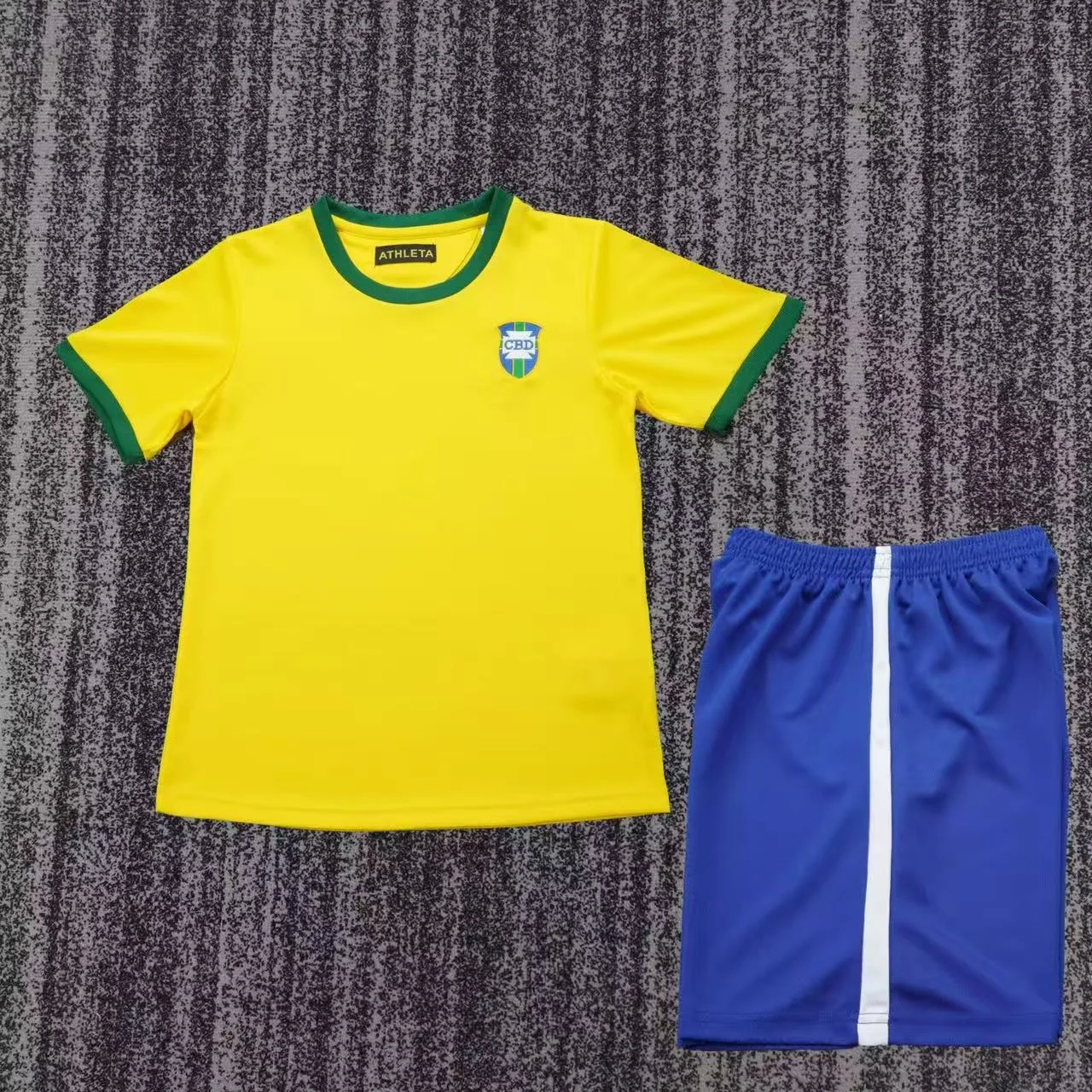 1970 Brazil Home Football Shirt Kids Size
