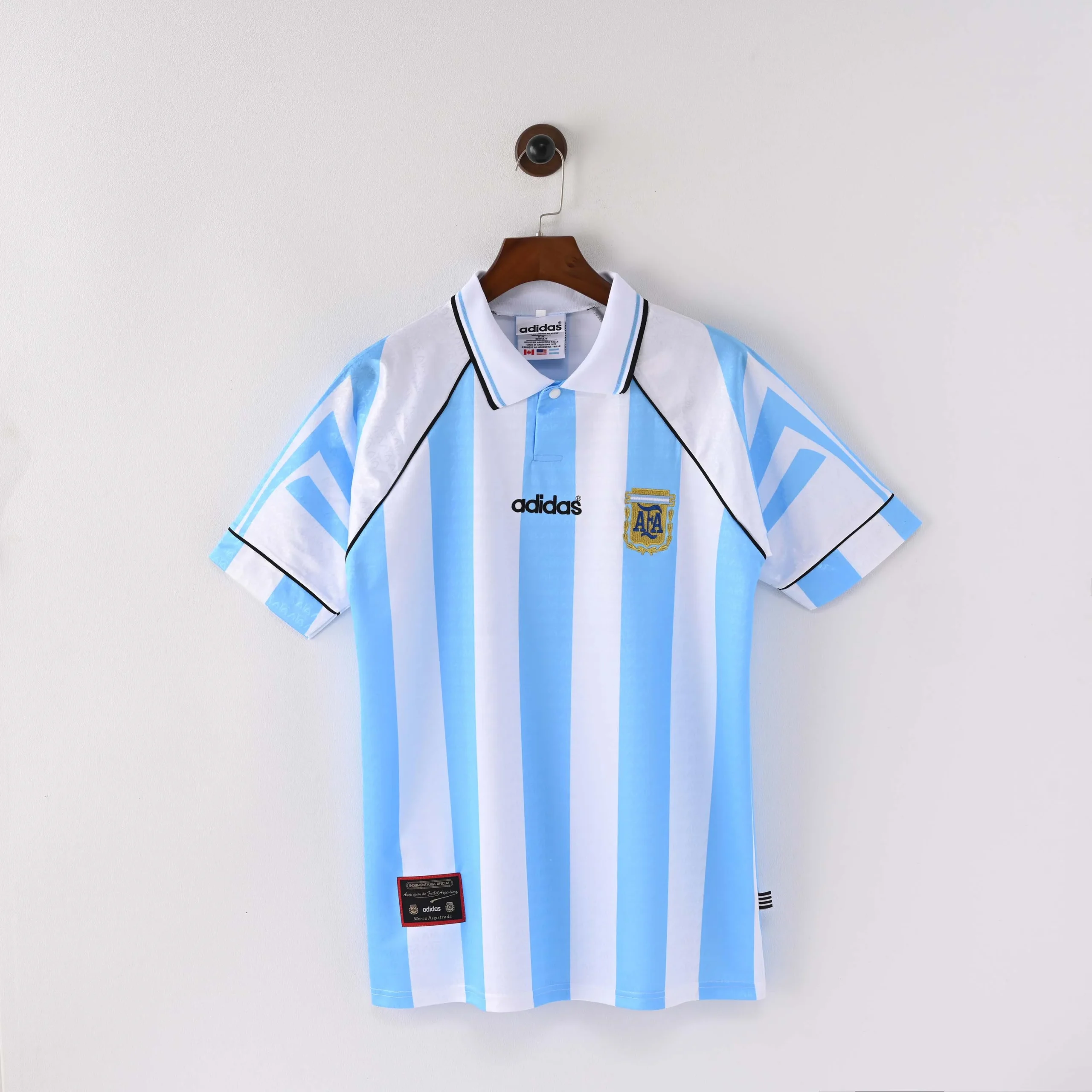 1996 Retro Argentina Home Football Shirt