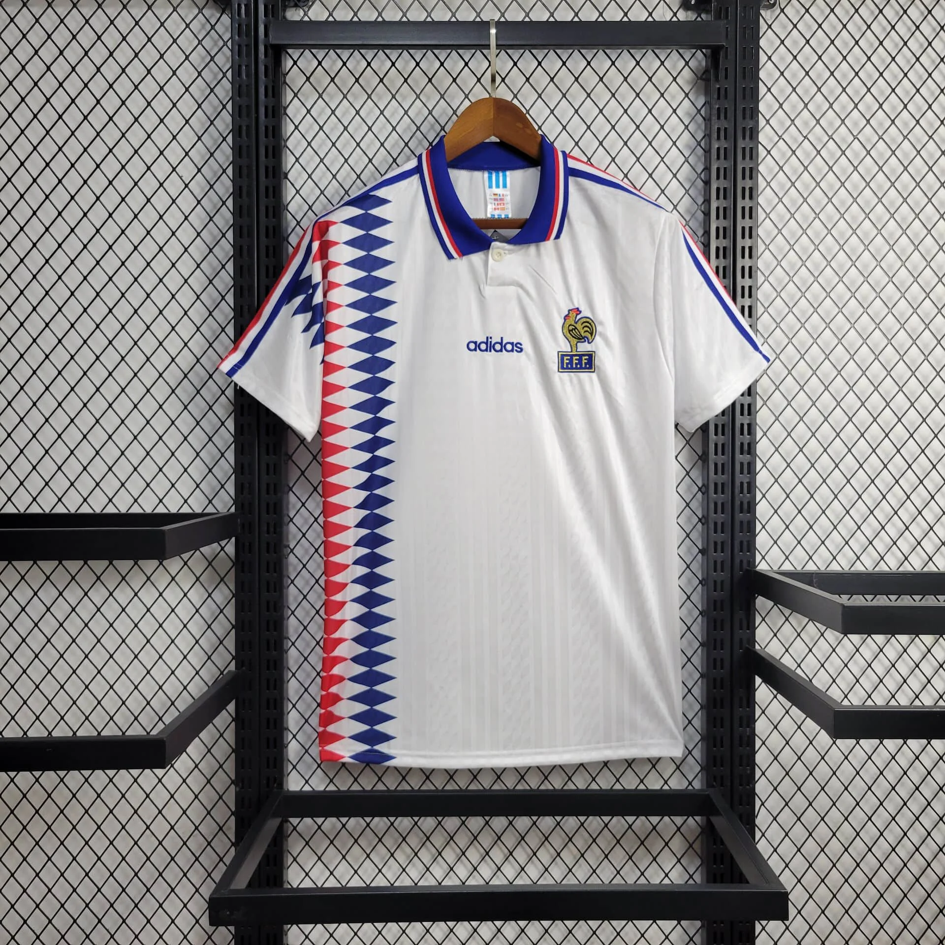 1994 Retro France Away Football Shirt