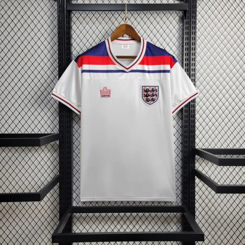 1982 Retro England Home Football Shirt