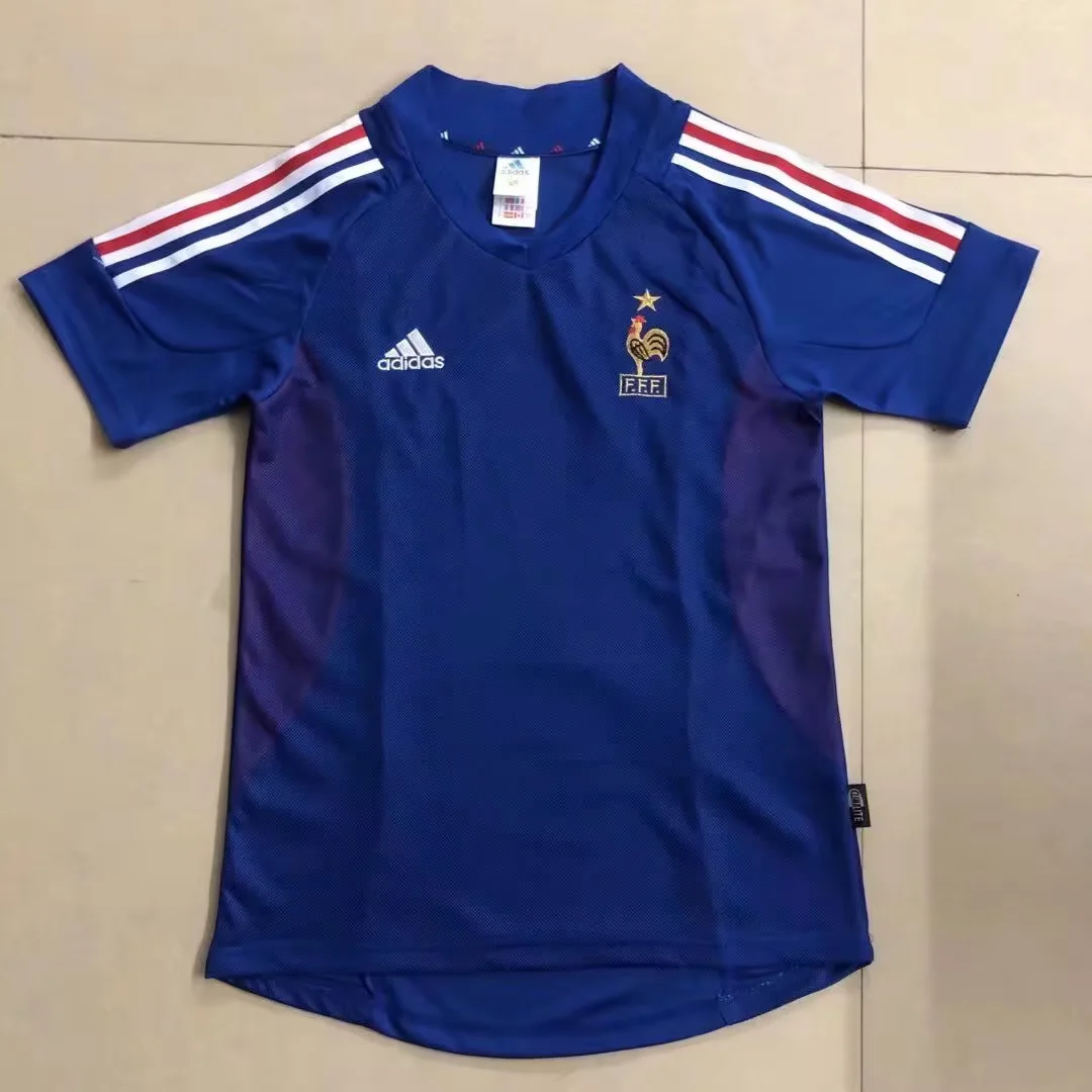 2002 Retro France Home Football Shirt