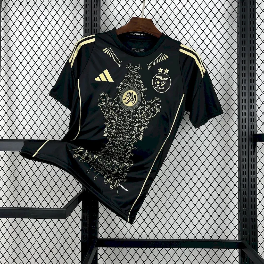 2024 Algeria Black Football Shirt