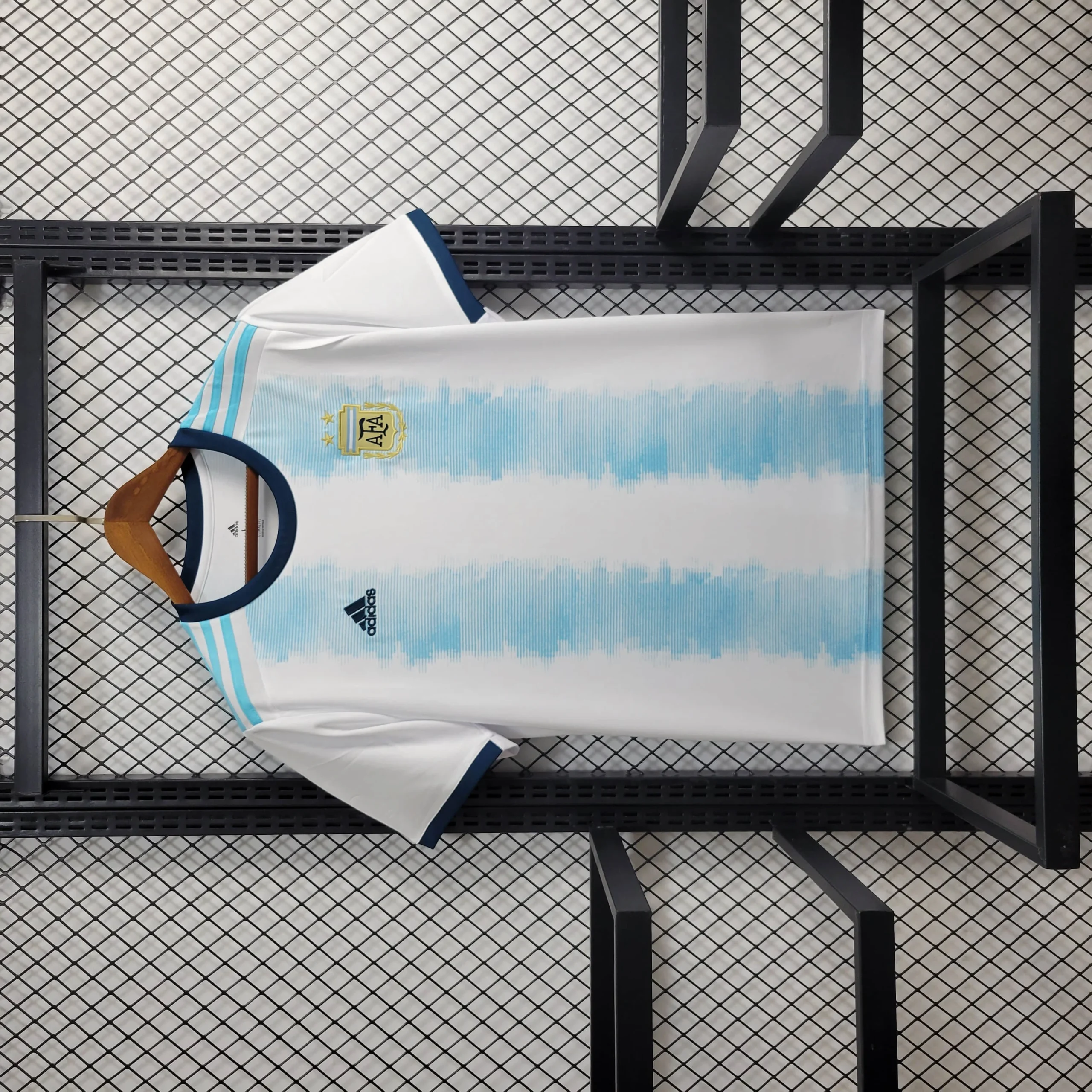 2019 Retro Argentina Home Football Shirt