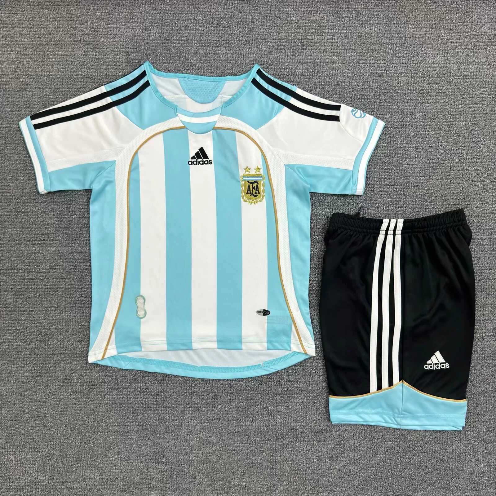 2006 Retro Argentina Home Football Shirt Kids Size