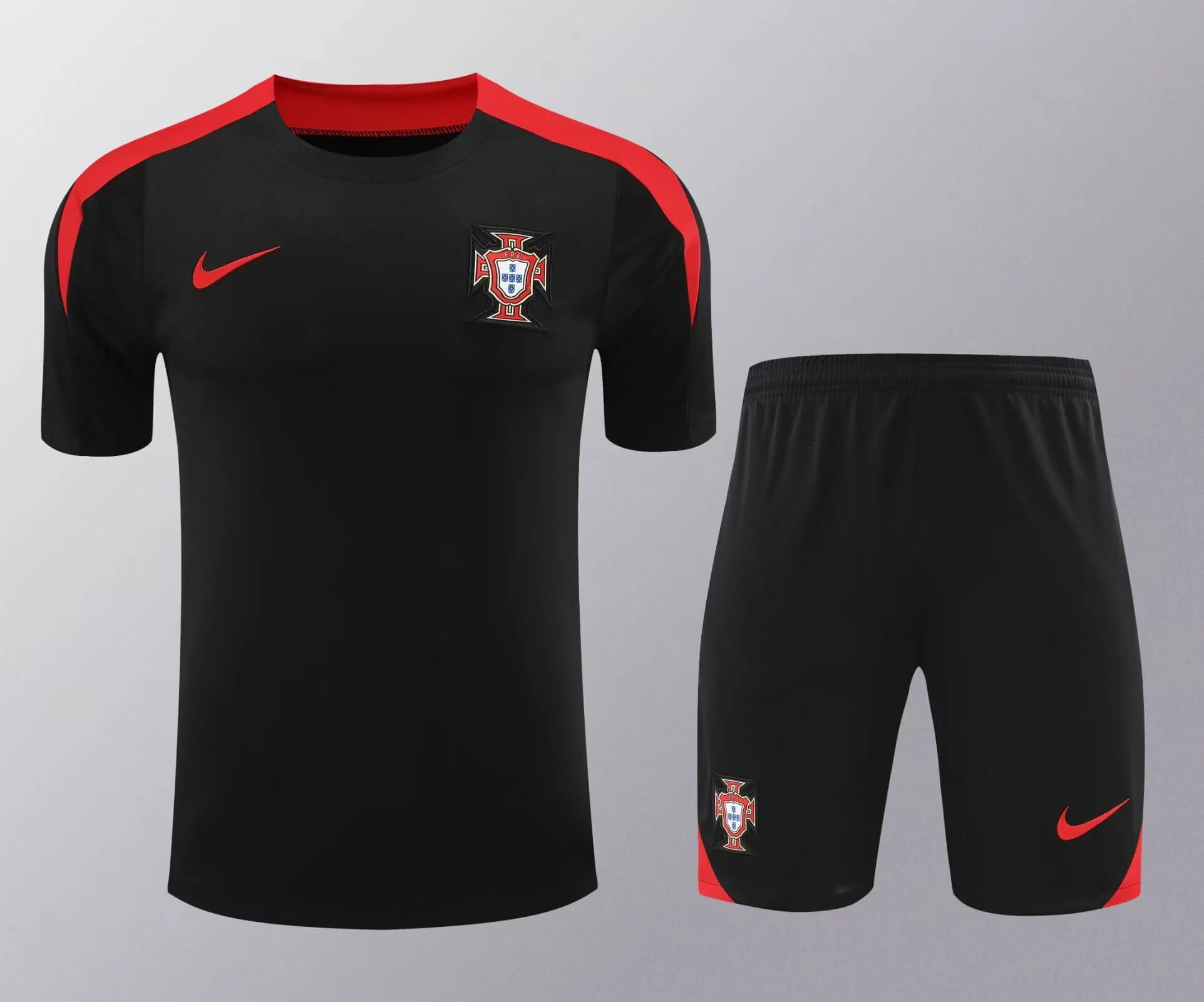 2024/2025 Portugal Training Wear Black Suit Shirt