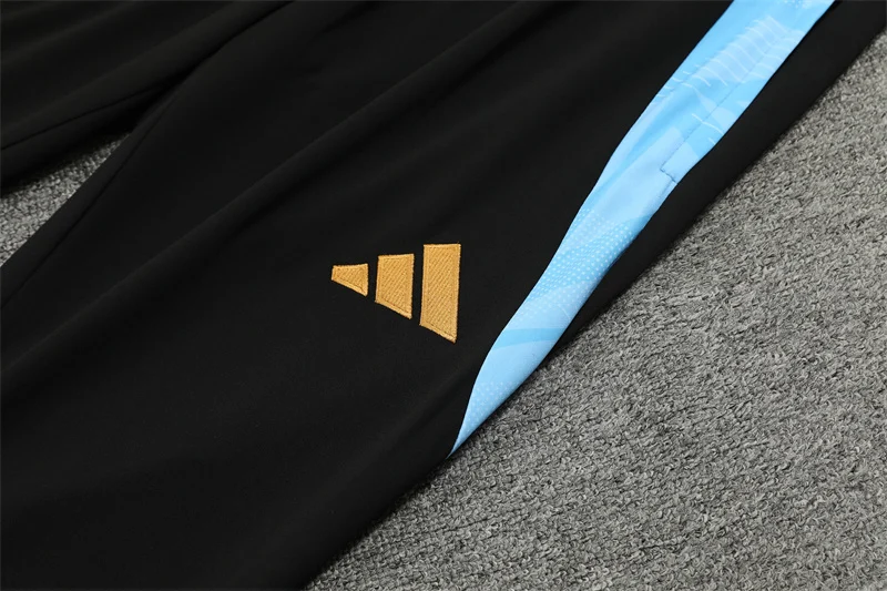 2024/2025 Argentina Half-Pull Training Wear White Football Shirt - 图片 8