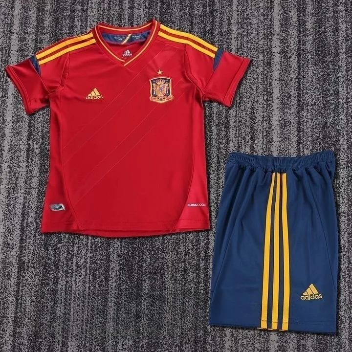2012 Retro Spain Home Football Shirt Kids Size