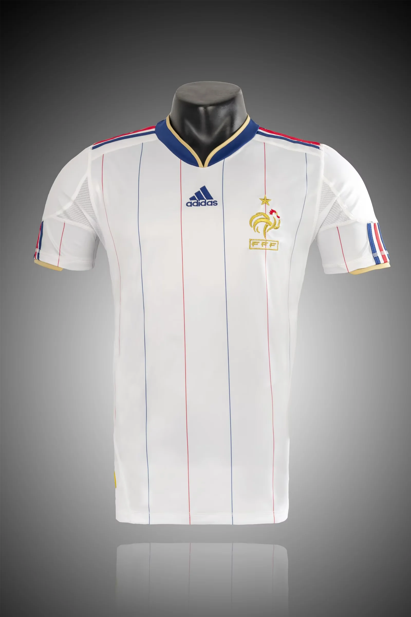 2010 Retro France Away Football Shirt