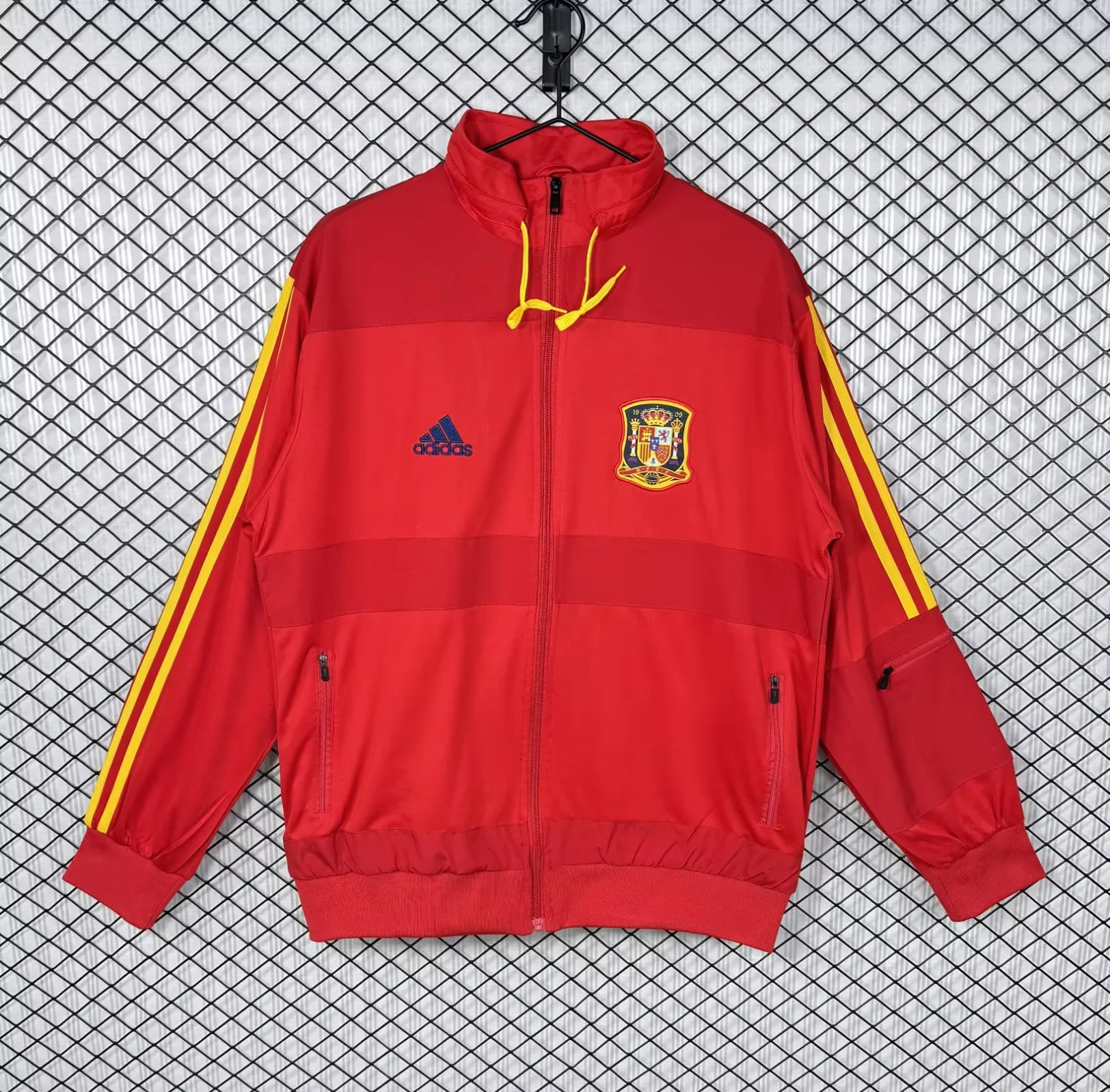 2010 Retro Spain Home Windbreaker Football Shirt