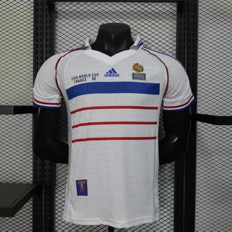 1998 Retro France Away Football Shirt