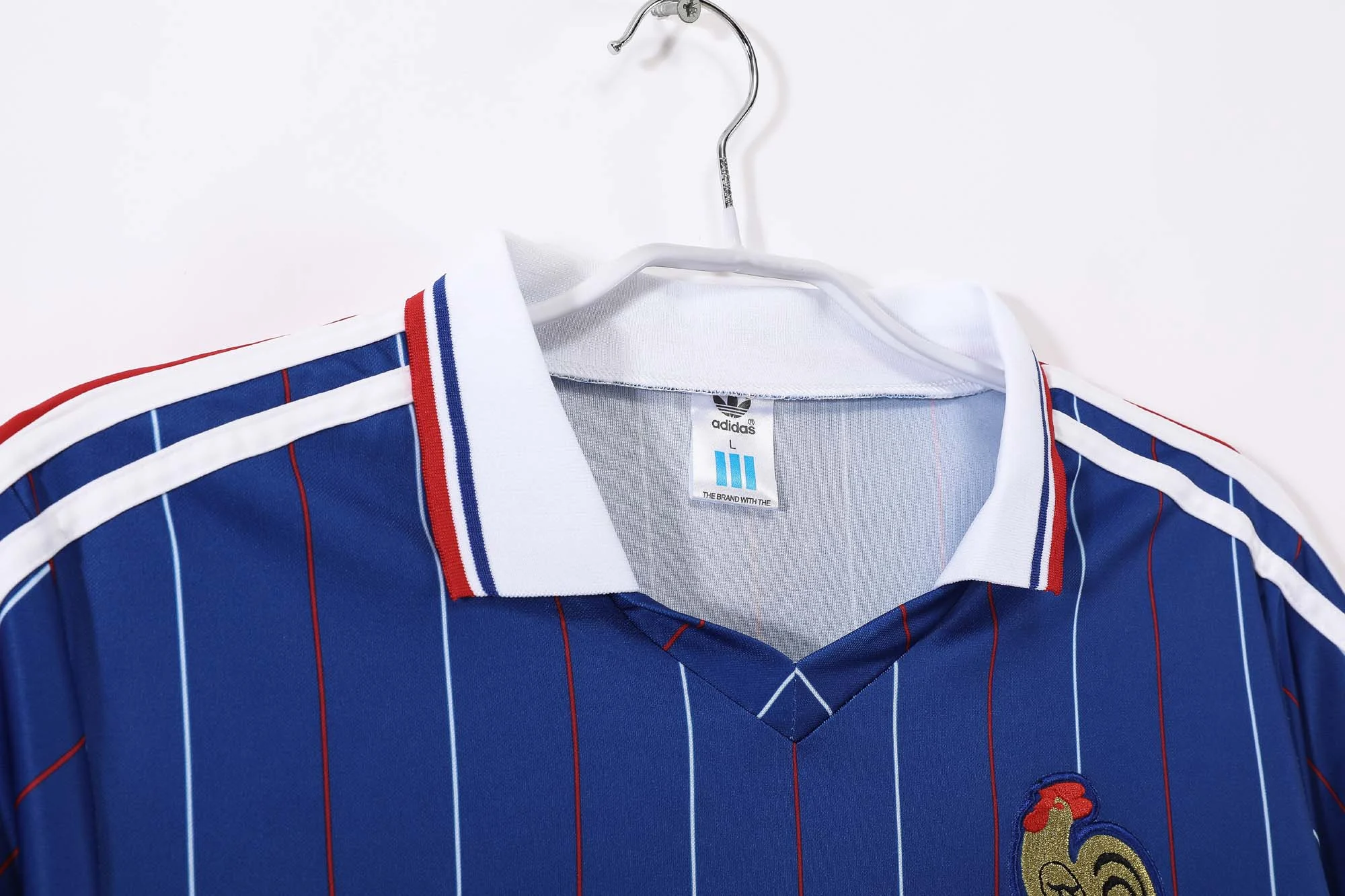 1982 Retro France Home Football Shirt - 图片 6