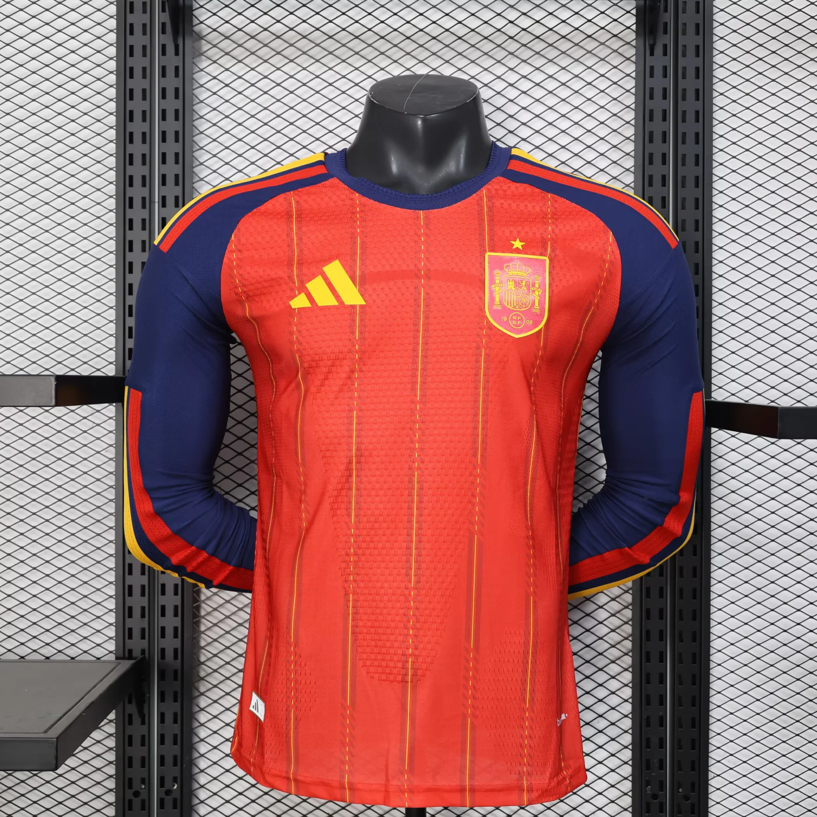 2026 Long Sleeve Player Version Spain Home World Cup Football Shirt