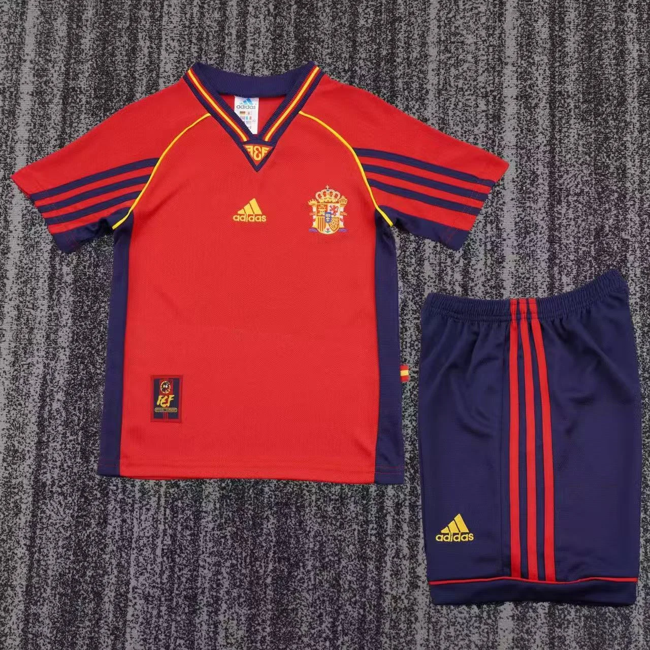 1998 Spain Home Football Shirt Kids Size