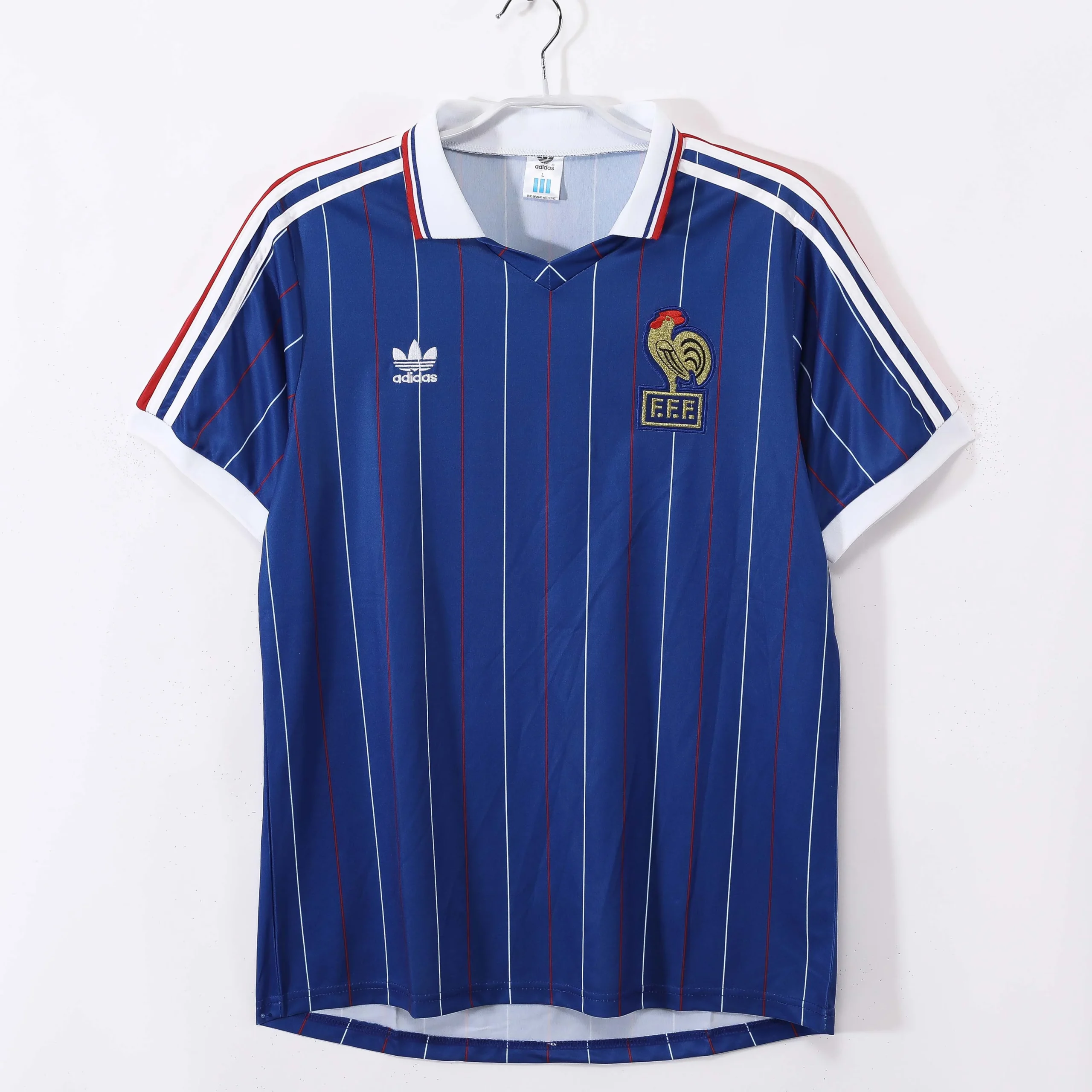 1982 Retro France Home Football Shirt