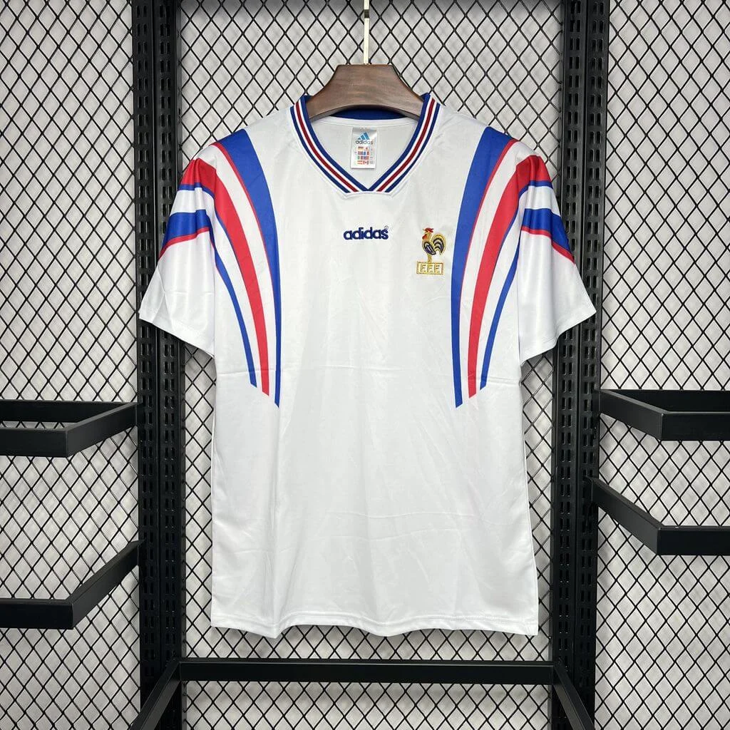 1996 Retro France Away Football Shirt