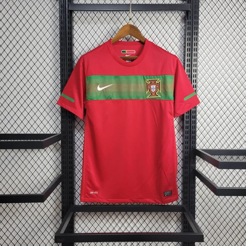 2010 Retro Portugal Home Football Shirt