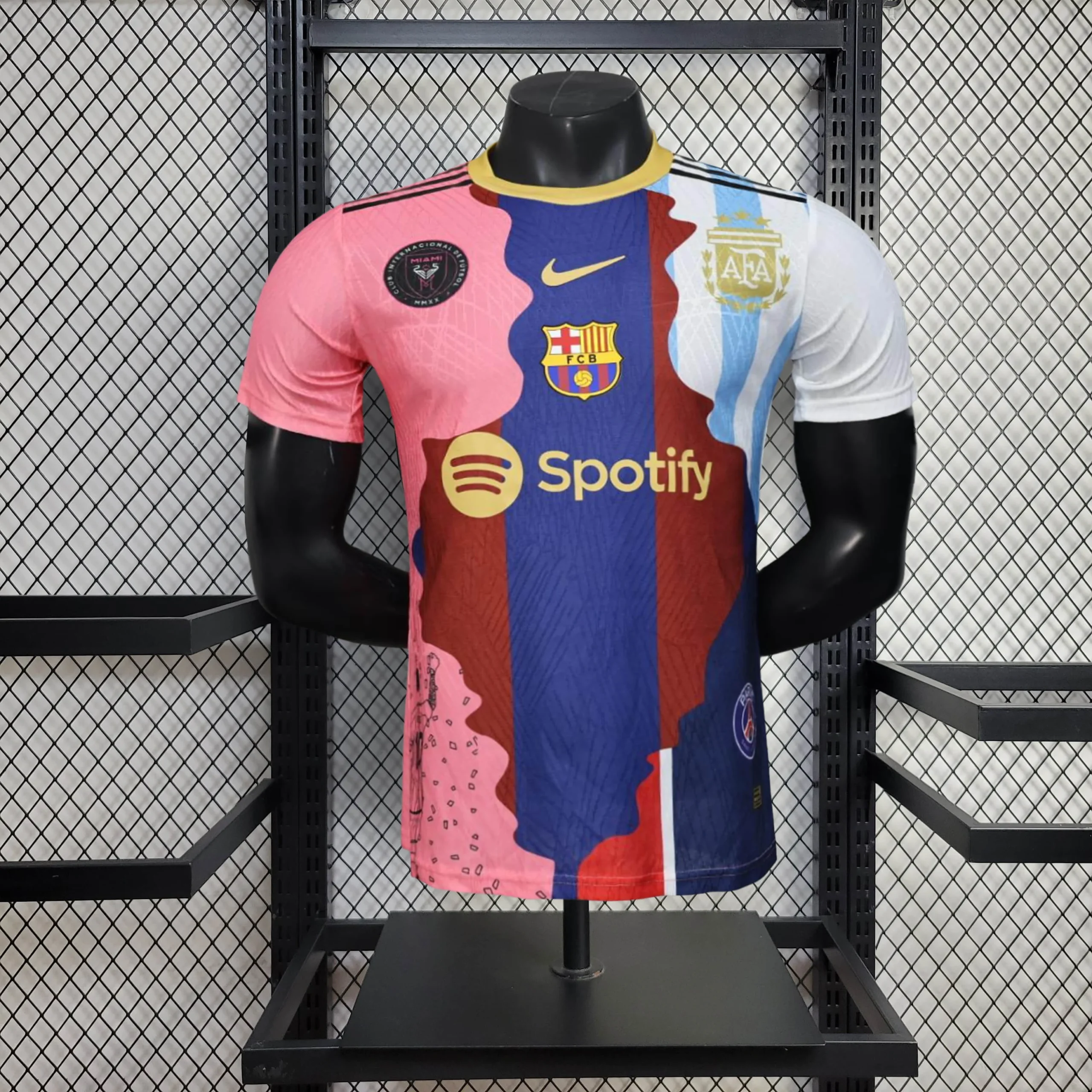 2025/2026 Player Version 10# Messi Barcelona/Argentina/BL/Inter Miami Football Shirt