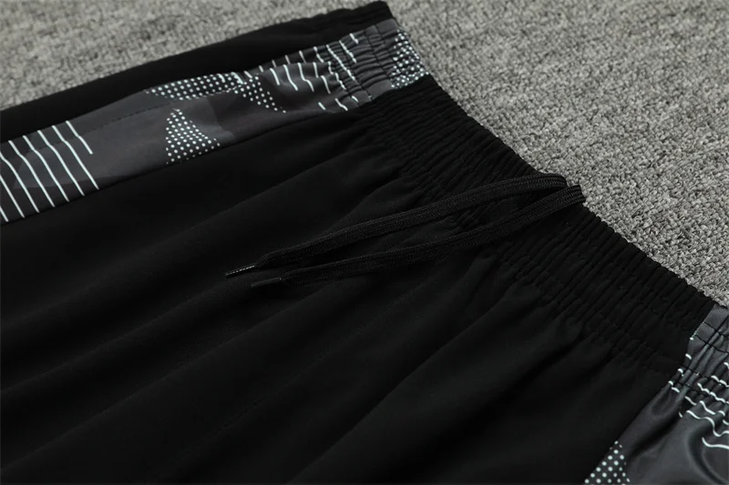 2024/2025 Algeria Half-Pull Training Wear Black Football Shirt - 图片 9