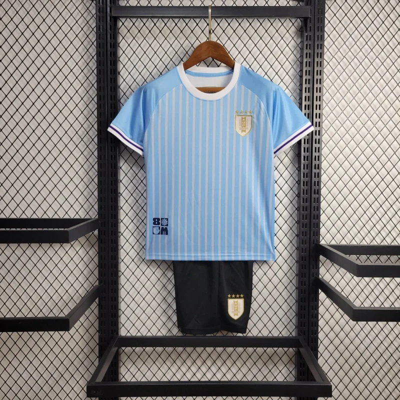 2024 Uruguay Home Football Shirt Kids Size