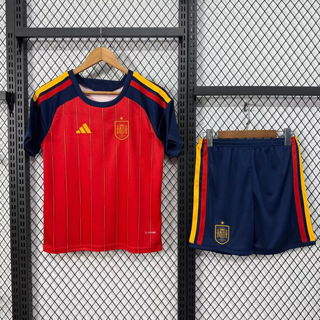 2026 Spain Home Football Shirt Kids Size
