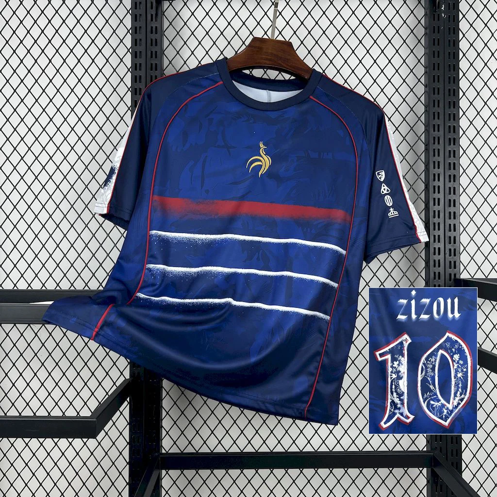 2025 France Zizou #10 Football Shirt