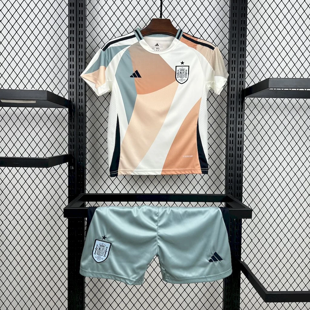 2025 Spain Away Football Shirt Kids Size