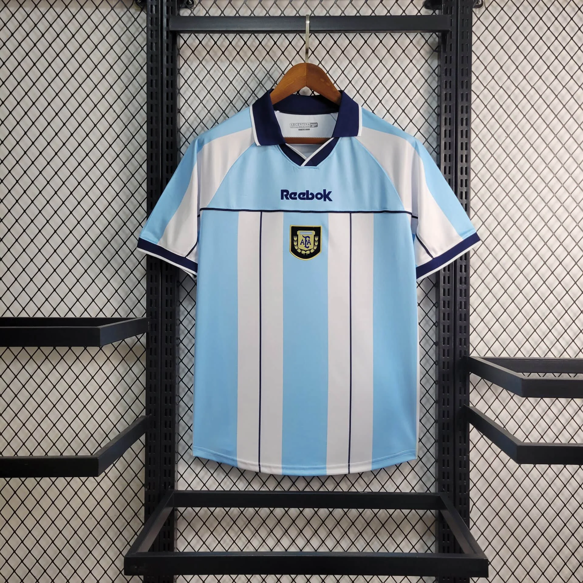 2001 Retro Argentina Home Football Shirt