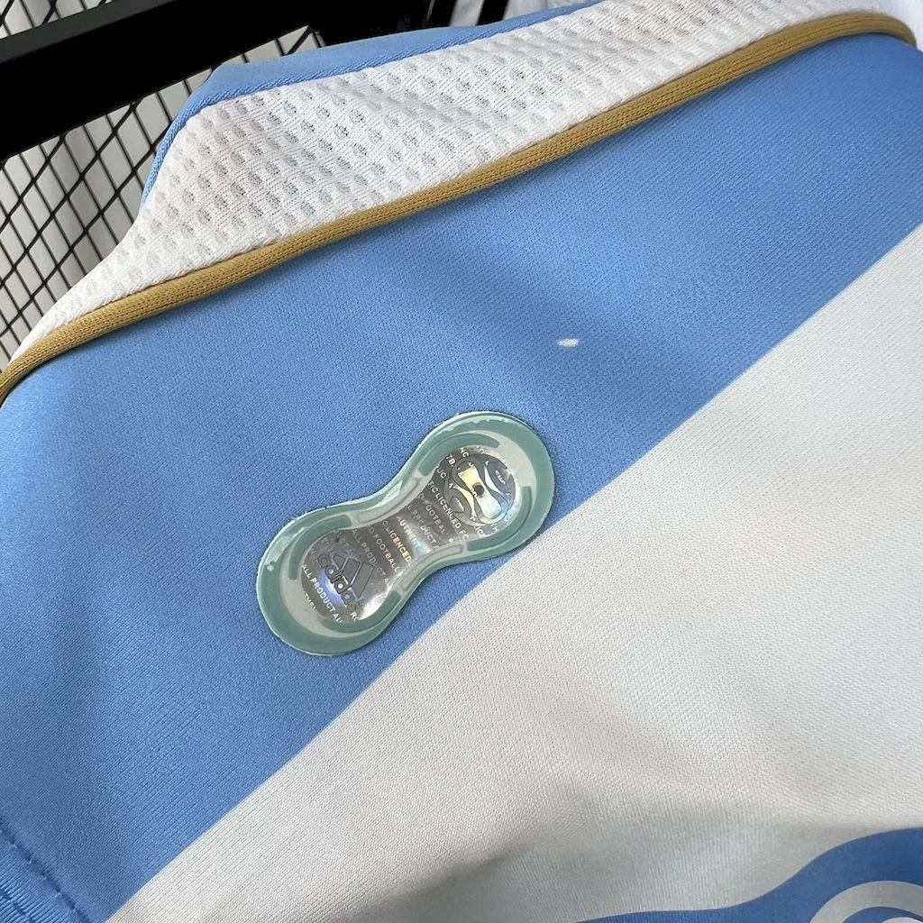 2006/2007 Retro Long Sleeve Argentina Home Football Shirt - 图片 9