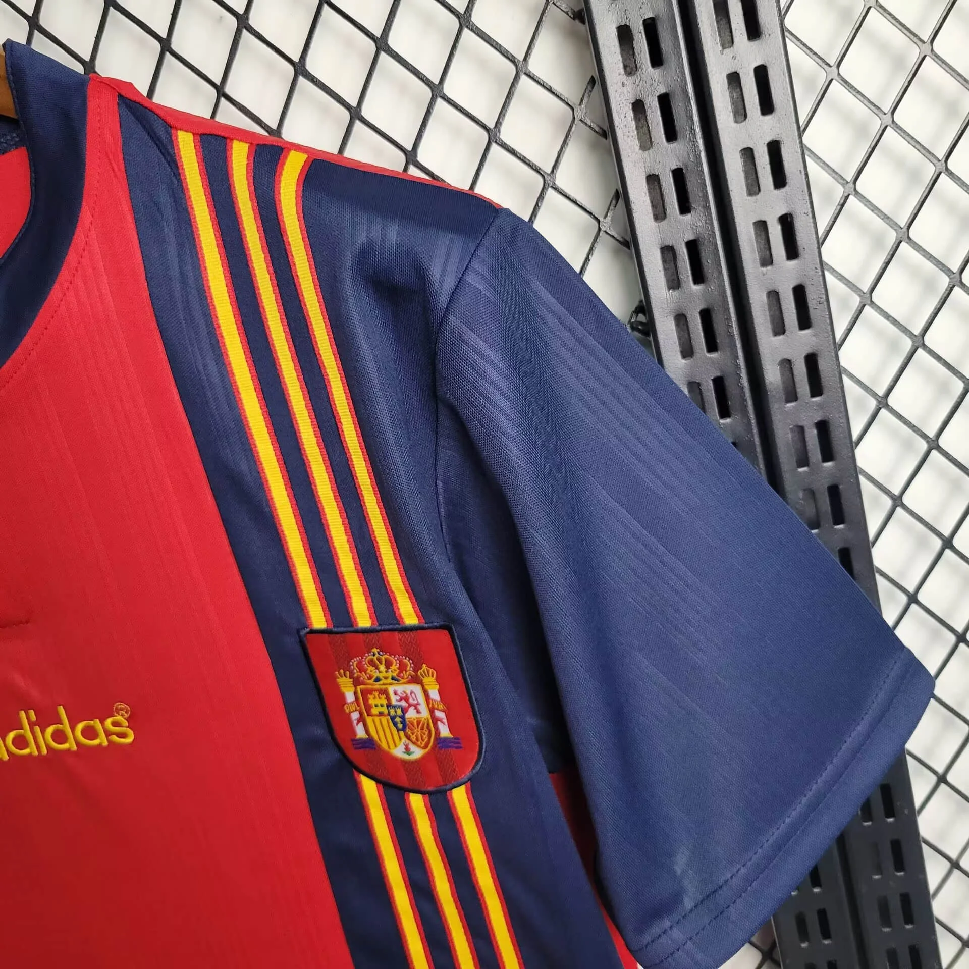 1996 Retro Spain Home way Football Shirt - 图片 6
